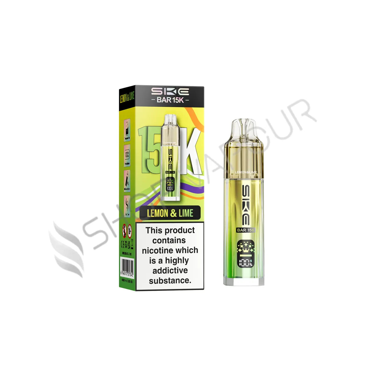 SKE Bar 15K Prefilled Pod Kit - Lemon & Lime