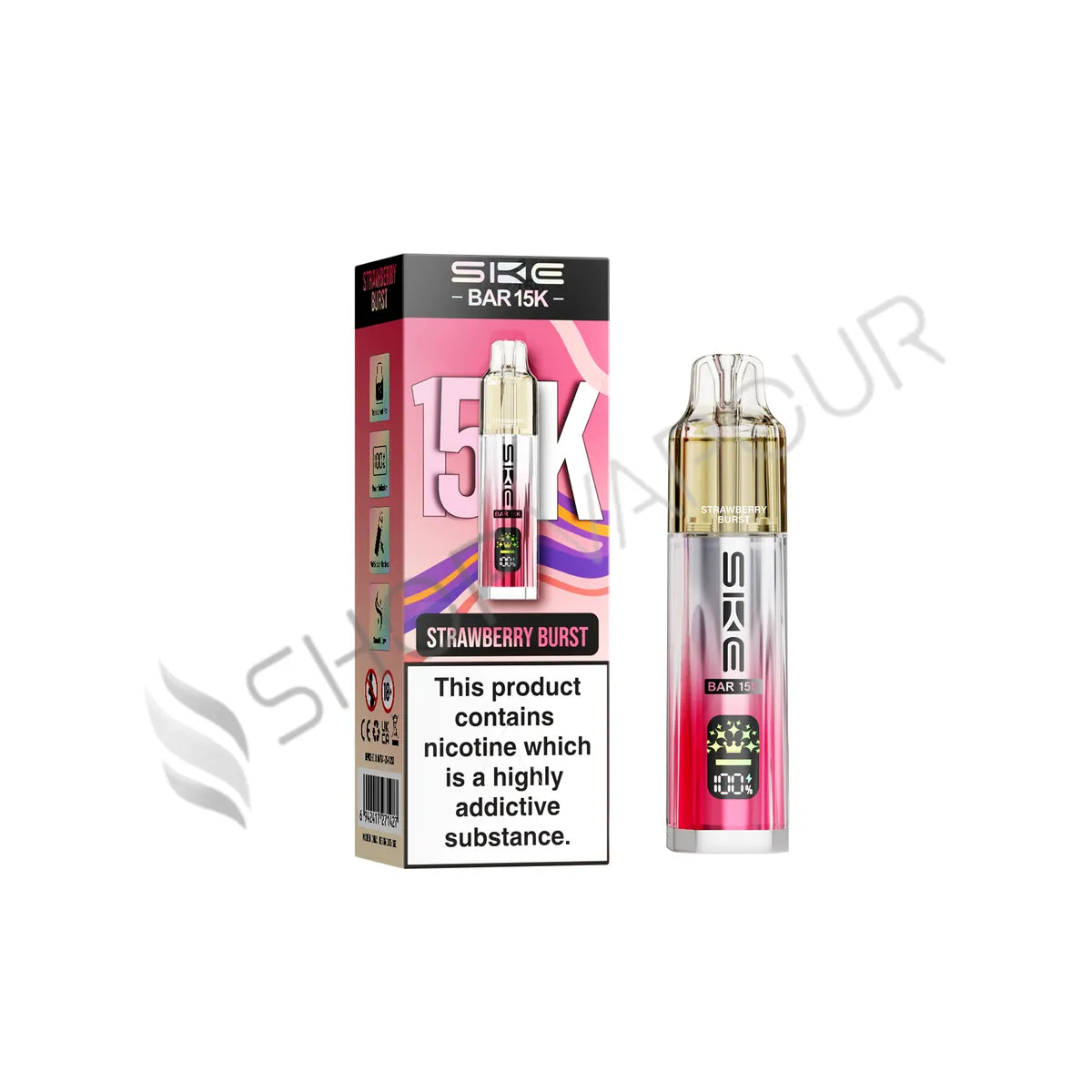SKE Bar 15K Prefilled Pod Kit - Strawberry Burst