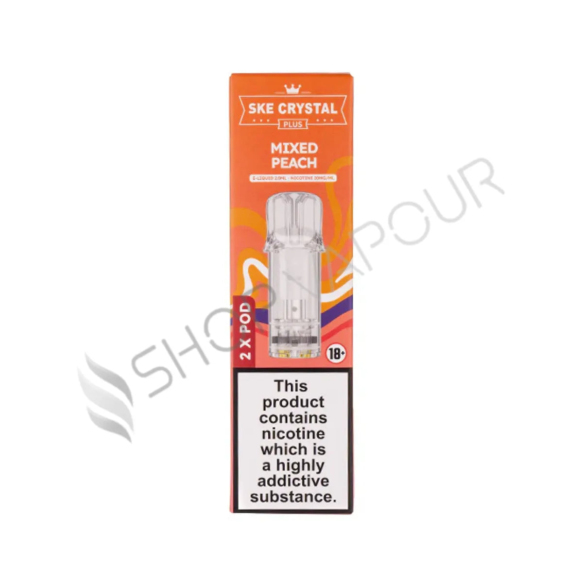 Mixed Peach Crystal Plus Prefilled Pods by SKE