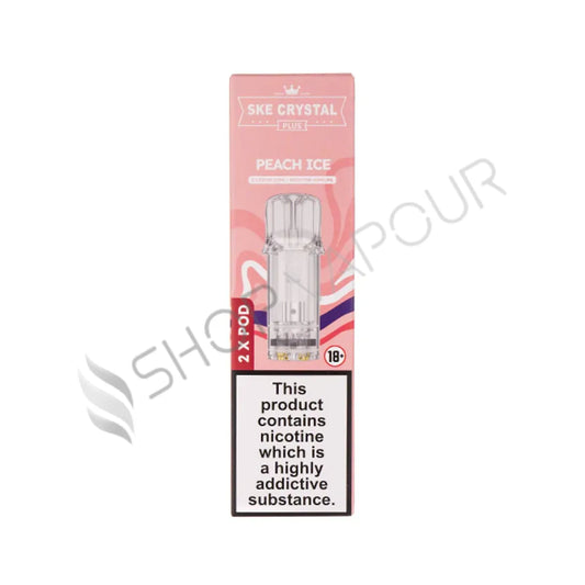 Peach Ice Crystal Plus Prefilled Pods by SKE