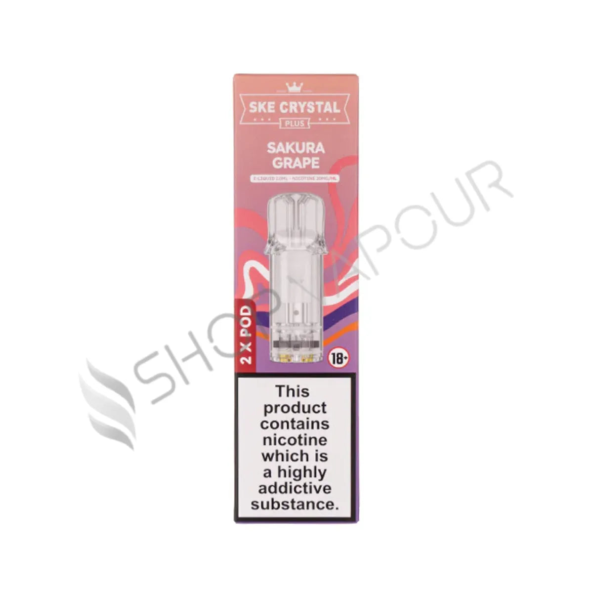 Sakura Grape Crystal Plus Prefilled Pods by SKE