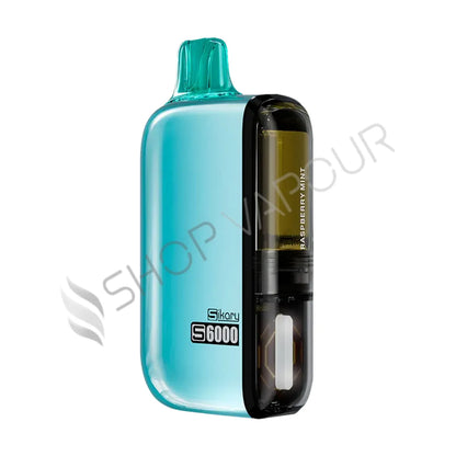 SKE Sikary S6000 Disposable Vape Kit - Pack of 5 - Raspberry Mint
