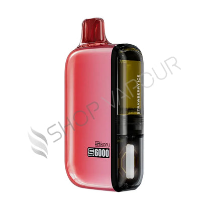 SKE Sikary S6000 Disposable Vape Kit - Pack of 5 - Strawberry Ice