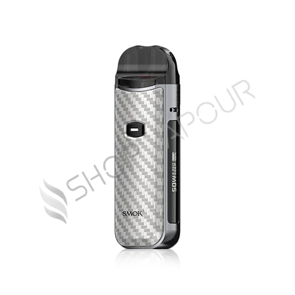 Smok Nord 50W Pod Vape Kit - Silver Carbon Fibre