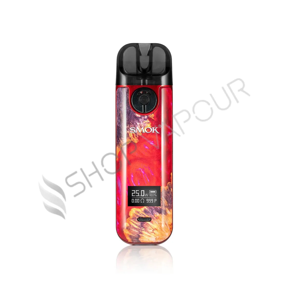 Smok Novo 4 Vape Kit - Red Stablising Wood