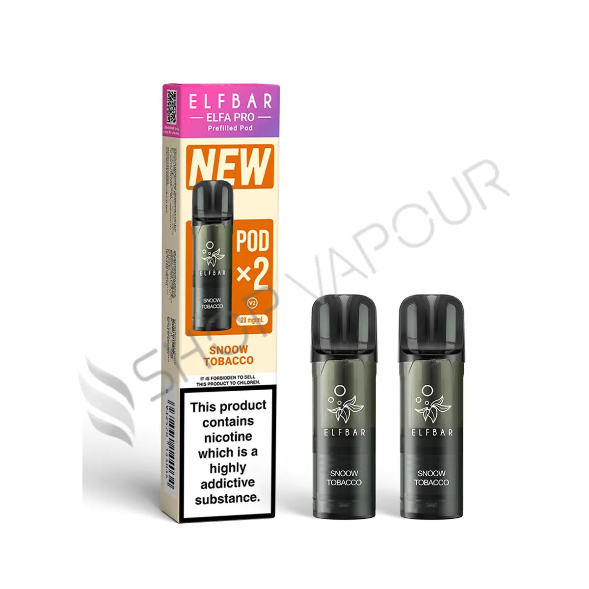 Snoow Tobacco Elfa Pro Prefilled Pods by Elf Bar