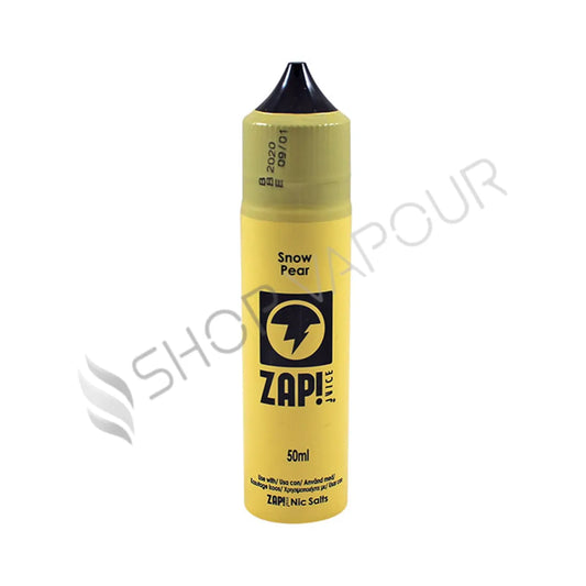 Snow Pear 50ml Shortfill E-Liquid by Zap Juice