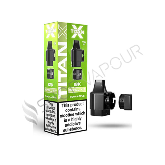 Sour Apple Titan X Refill Pack by Titan