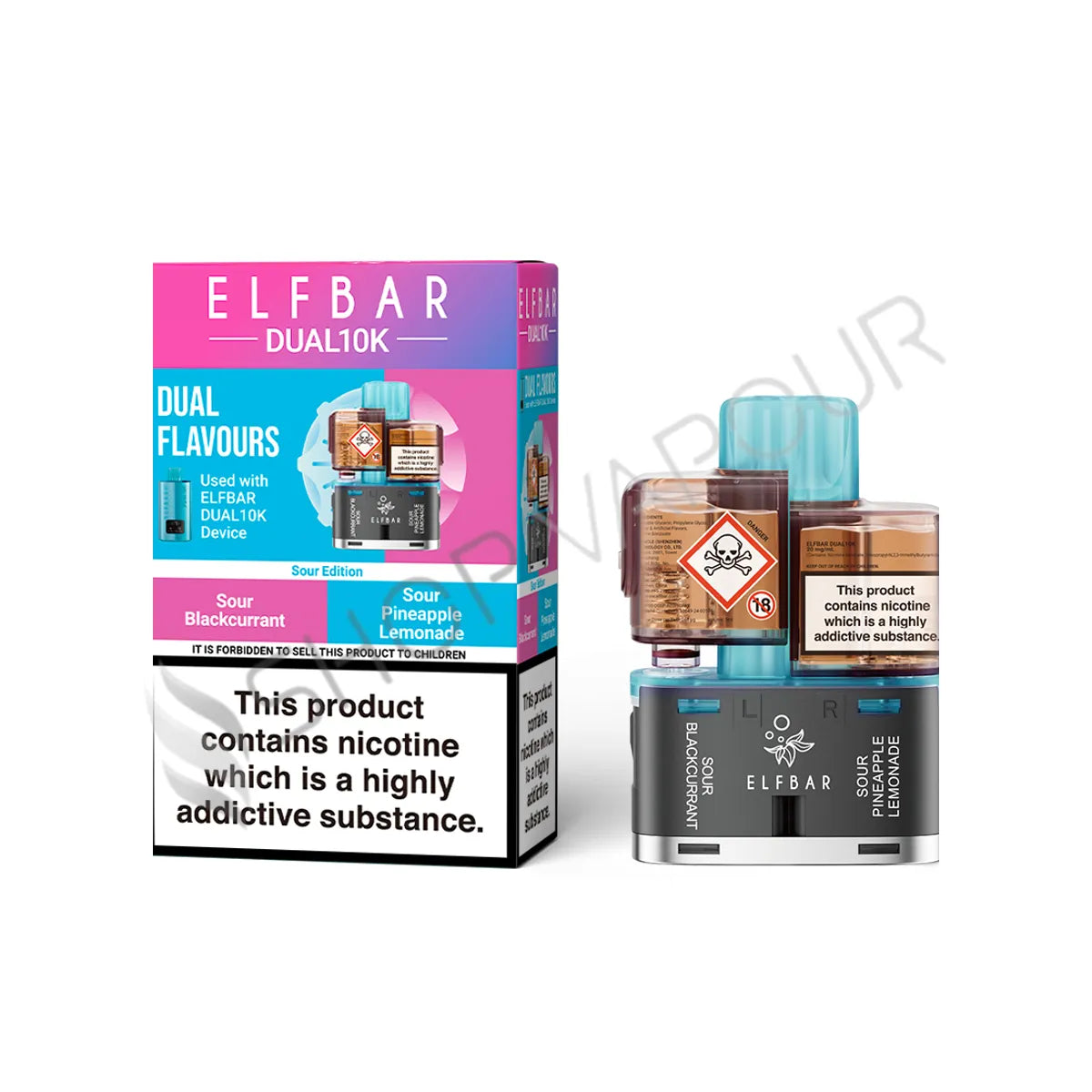 Sour Edition Dual 10K Prefilled Pod & Refill by Elf Bar