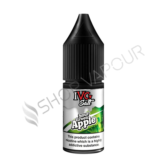 Sour Green Apple Nic Salt E-Liquid by IVG Salts