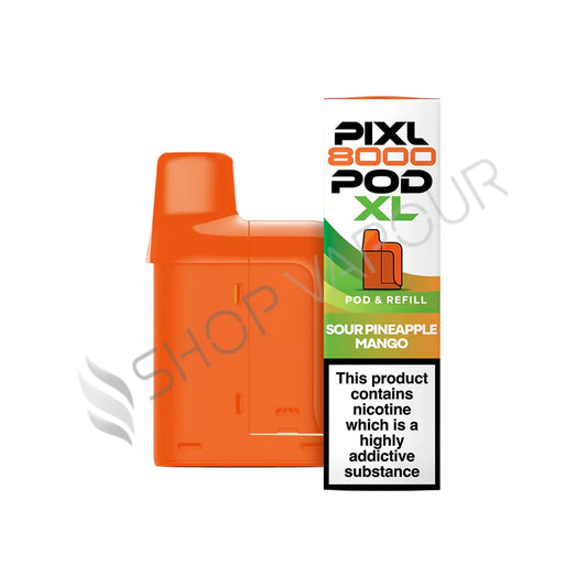 Sour Pineapple Mango Pixl 8000 Prefilled Pod & Refill by Pixl
