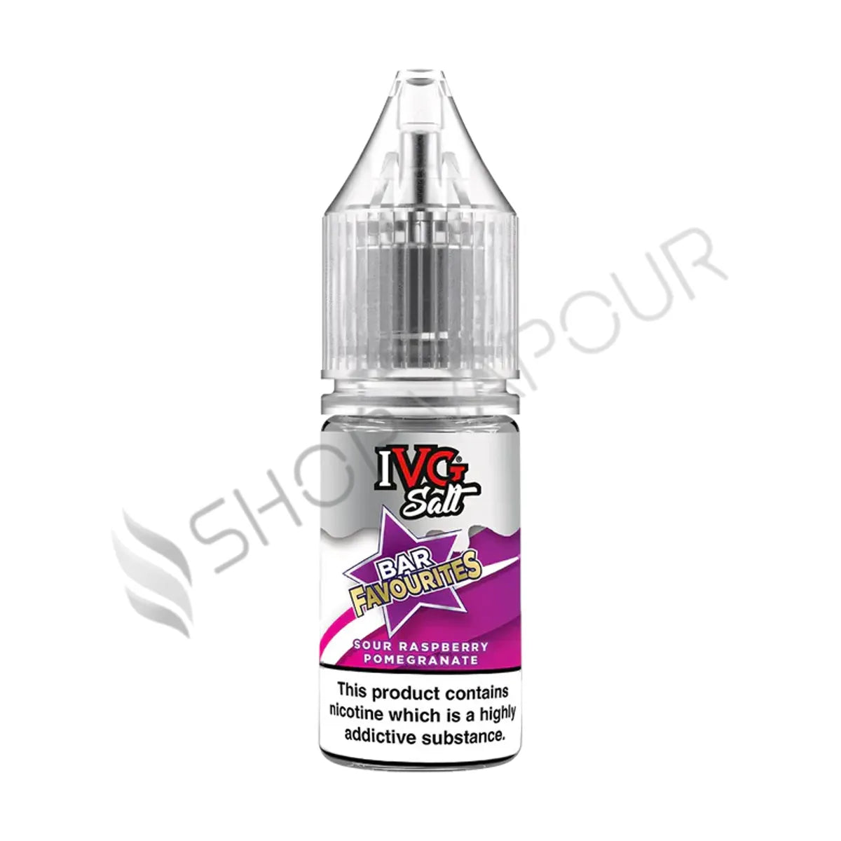 Sour Raspberry Pomegranate Nic Salt E-Liquid by IVG Bar Favourites