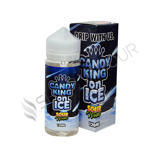 Sour Worms On Ice 100ml Shortfill E-Liquid by Candy King