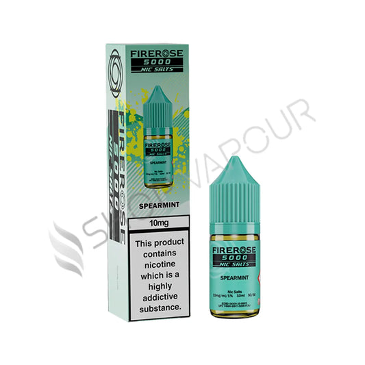 Spearmint Nic Salt E-Liquid by Elux Firerose 5000