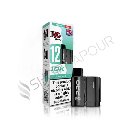 Spearmint Pro 12 Prefilled Pod & Refill by IVG
