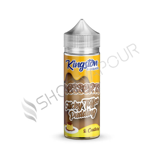 Sticky Toffee Pudding 100ml Shortfill E-Liquid by Kingston Desserts