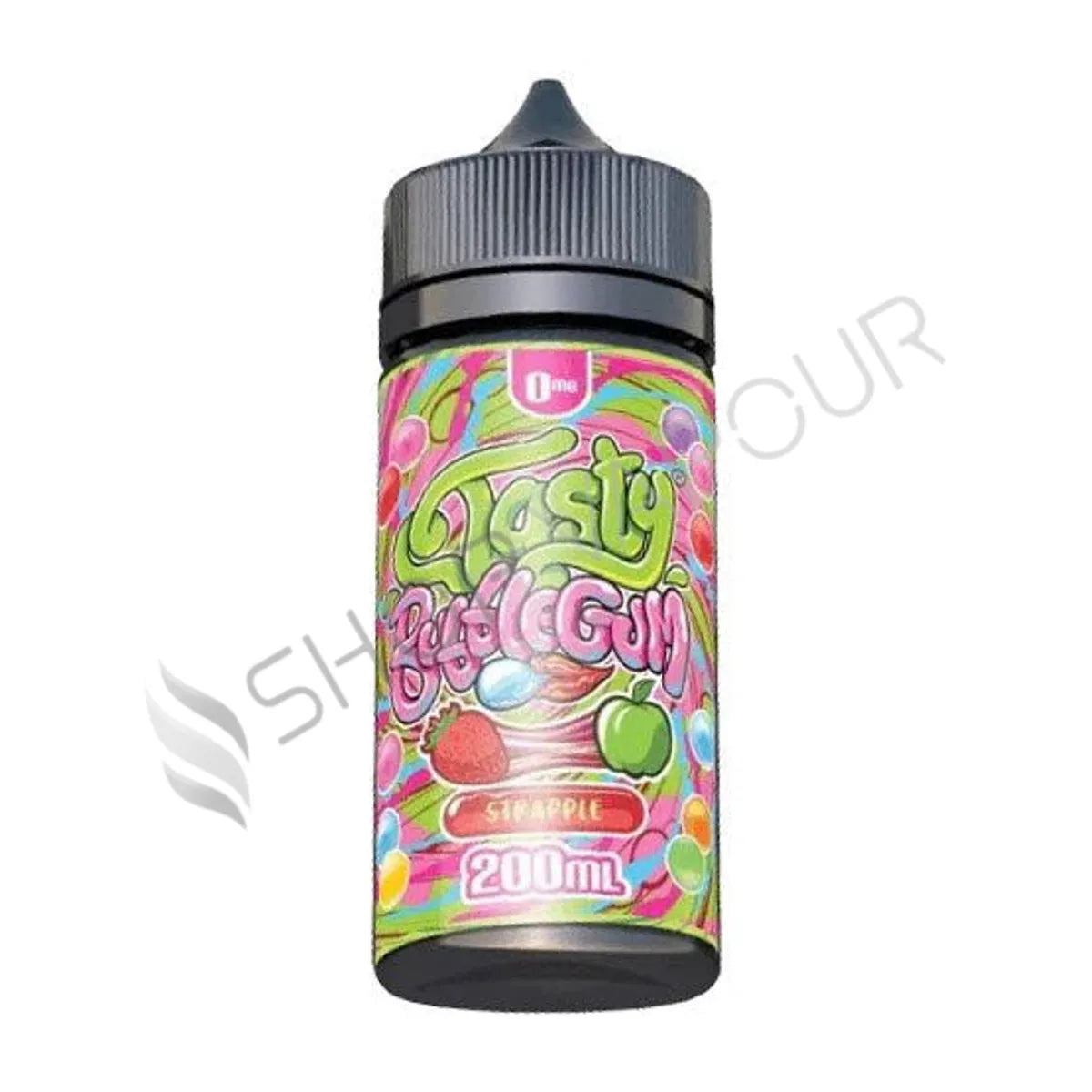 Strapple 200ml Shortfill E-Liquid by Tasty Bubblegum