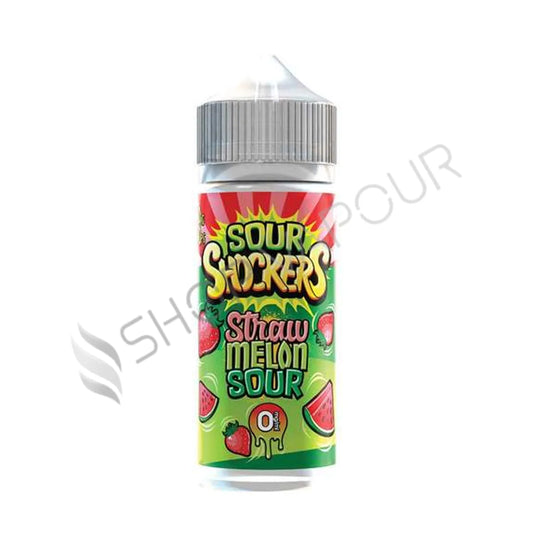 Straw Melon Sour 100ml Shortfill by Sour Shockers