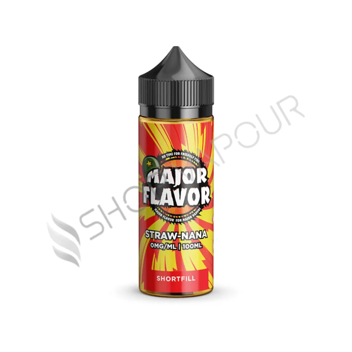 Straw Nana 100ml Shortfill E-Liquid by Major Flavor