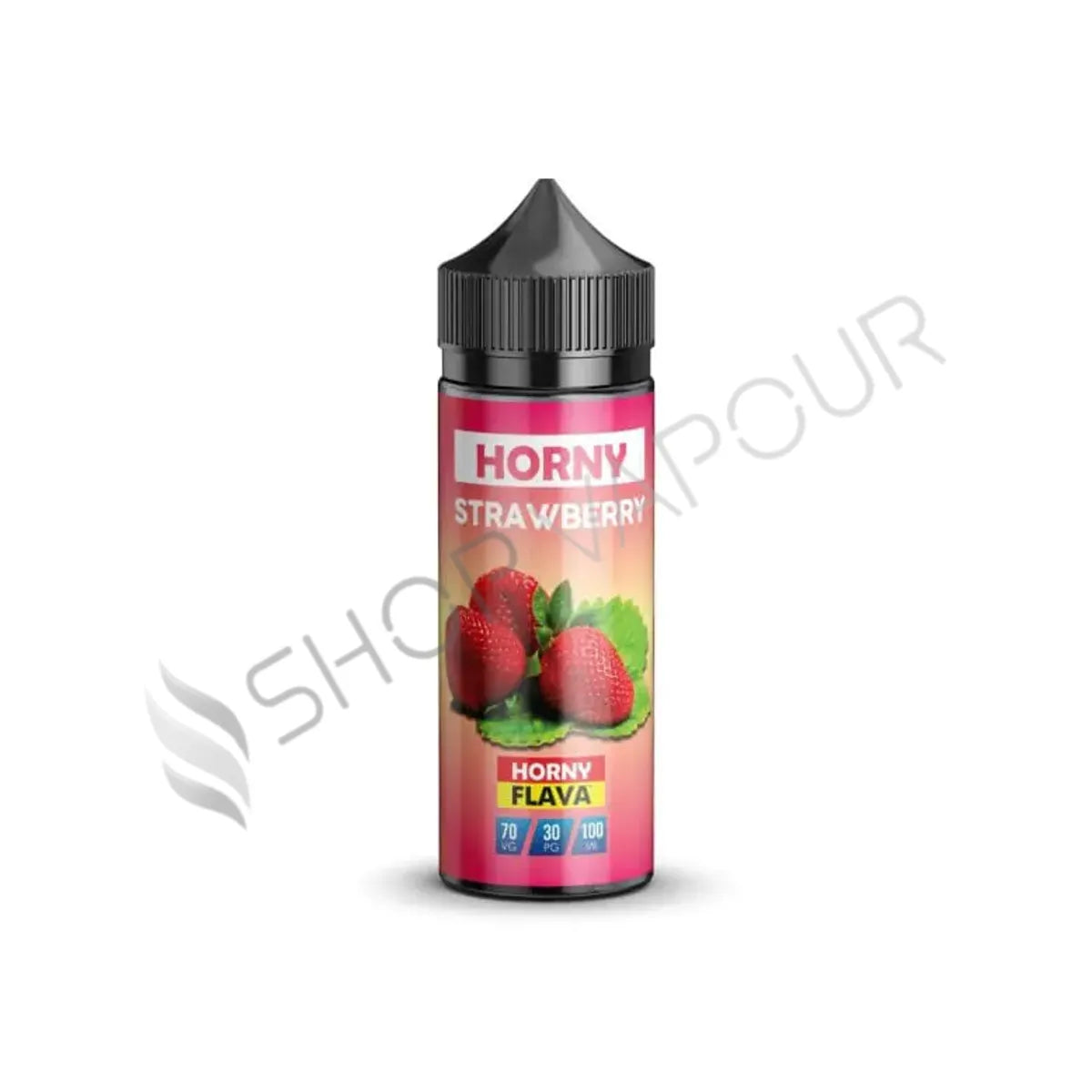 Strawberry 100ml Shortfill E-Liquid by Horny Flava