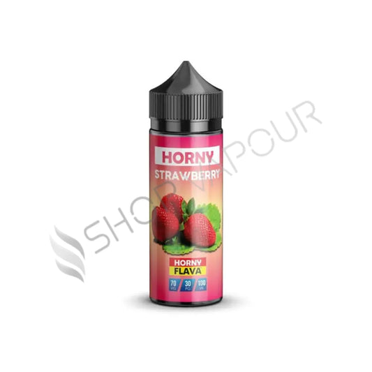 Strawberry 100ml Shortfill E-Liquid by Horny Flava
