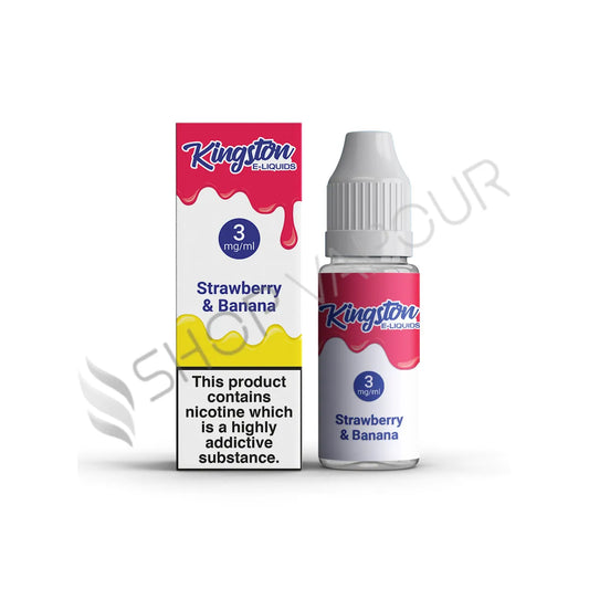 Strawberry & Banana 10ml E-Liquid by Kingston