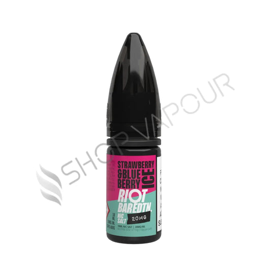 Strawberry & Blueberry Ice Nic Salt E-Liquid by Riot Bar Edition