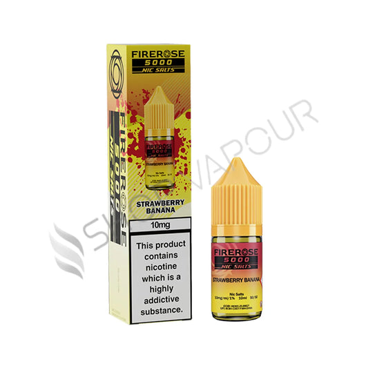 Strawberry Banana Nic Salt E-Liquid by Elux Firerose 5000