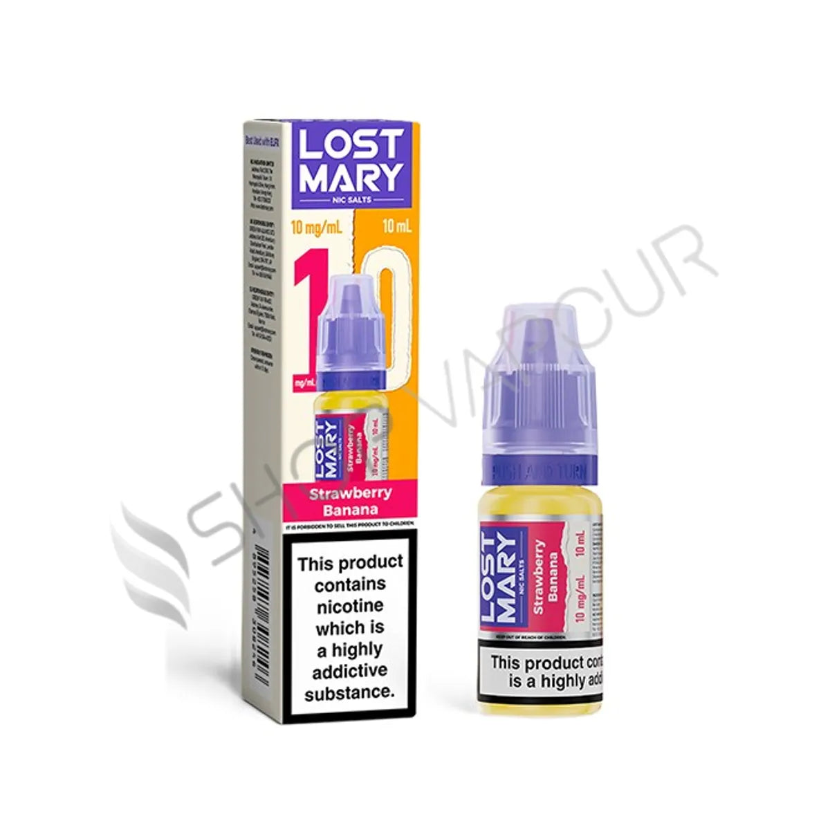 Strawberry Banana Nic Salt E-Liquid by Lost Mary