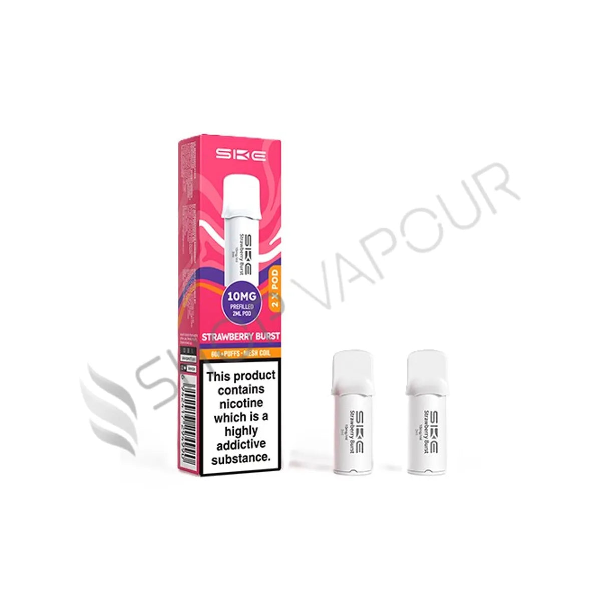Strawberry Burst SKE Crystal 600 Pro Prefilled Pods