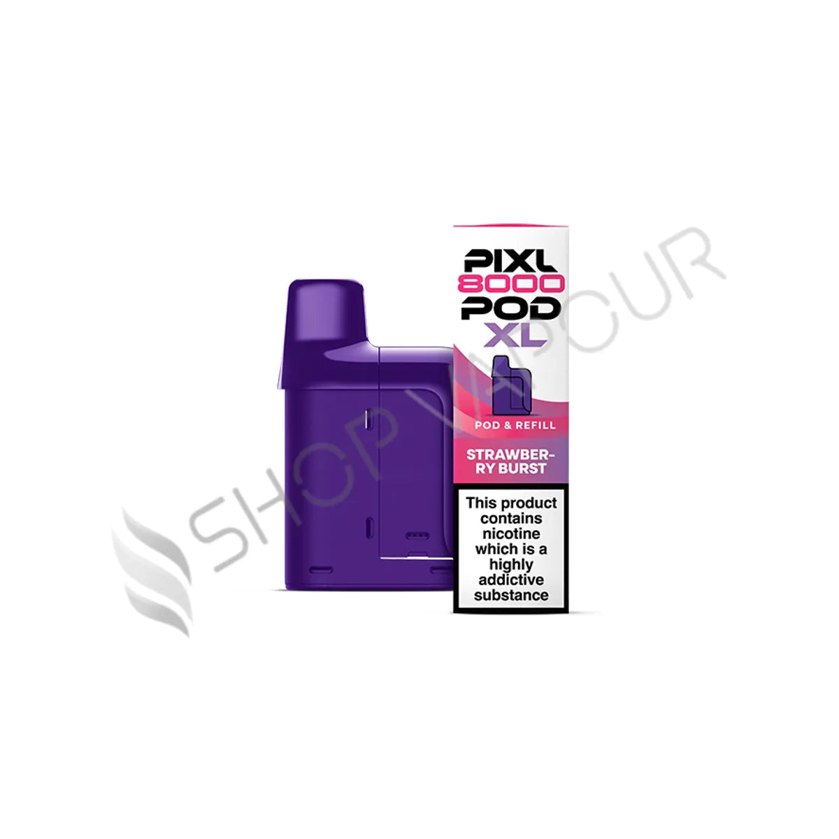 Strawberry Burst Pixl 8000 Prefilled Pod & Refill by Pixl