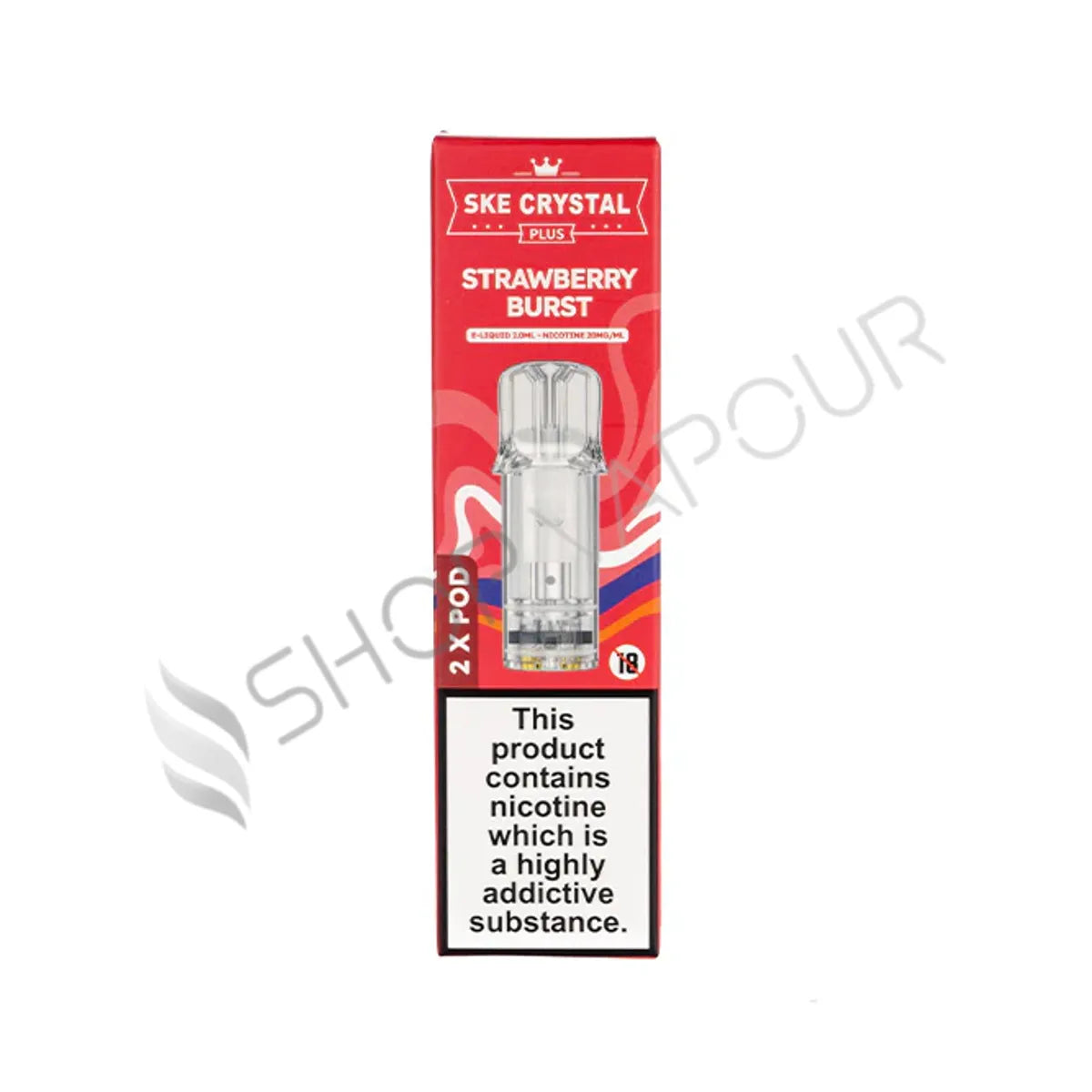 Strawberry Burst Crystal Plus Prefilled Pods by SKE