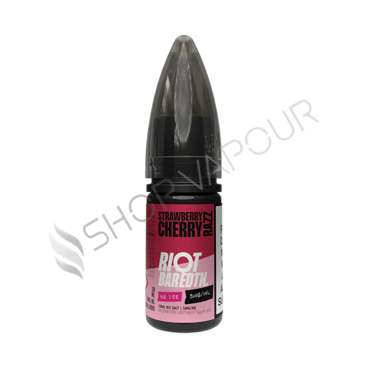 Strawberry Cherry Razz Nic Salt E-Liquid by Riot Bar Edition No Ice