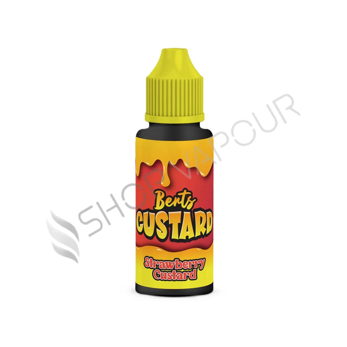 Strawberry Custard 100ml Shortfill E-Liquid by Berts Custard