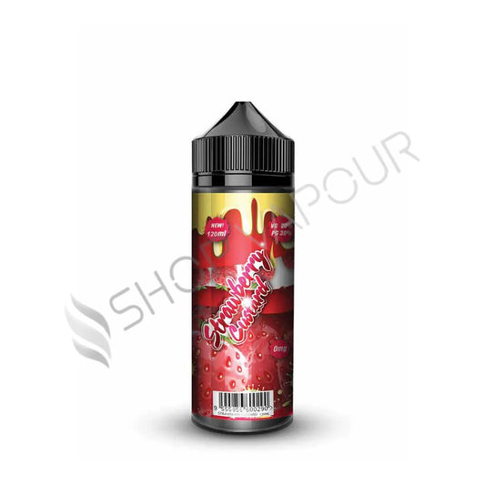 Strawberry Custard 100ml Shortfill E-Liquid by Fizzy Juice