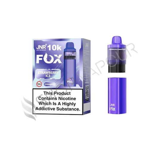 Strawberry Ice Fox 10K Prefilled Pod & Refill by JNR