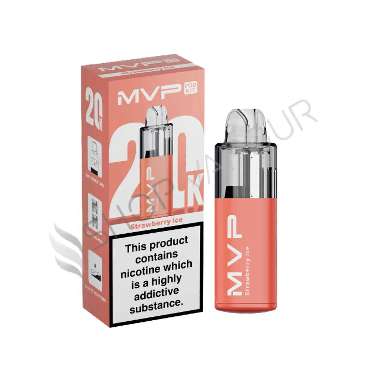 Strawberry Ice MVP 20K Prefilled Pods by Innokin