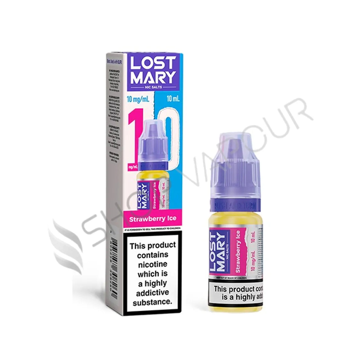 Strawberry Ice Nic Salt E-Liquid by Lost Mary