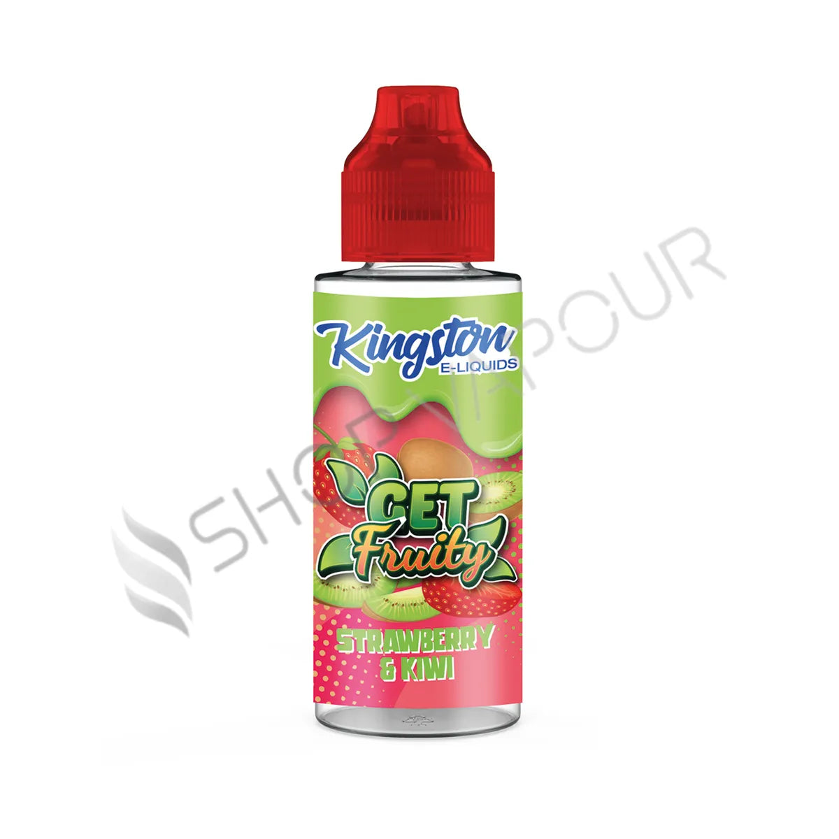 Strawberry Kiwi 100ml Shortfill E-Liquid by Kingston Get Fruity