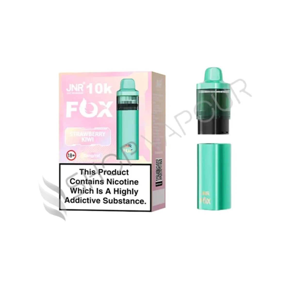 Strawberry Kiwi Fox 10K Prefilled Pod & Refill by JNR