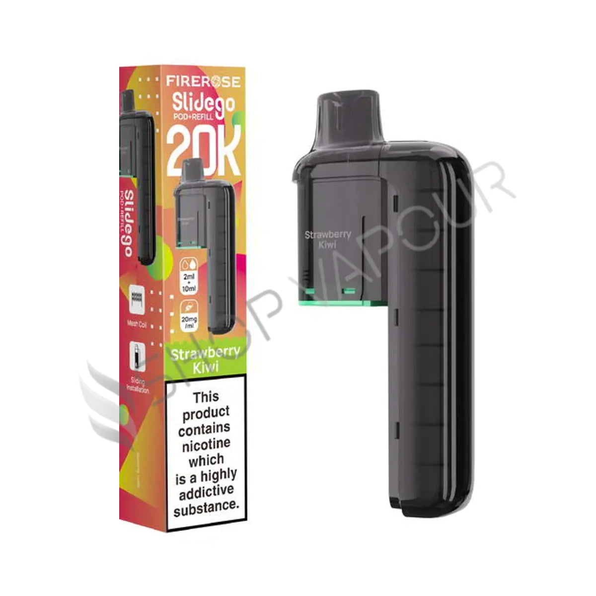 Strawberry Kiwi Slidego 20K Prefilled Pod & Refill by Firerose
