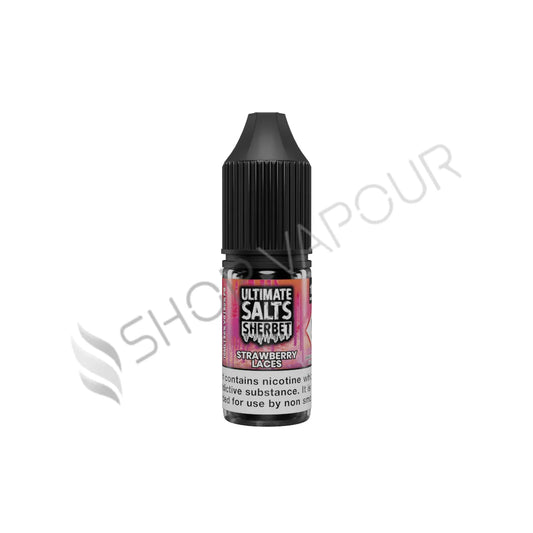 Strawberry Laces Nic Salt E-Liquid by Ultimate Sherbet