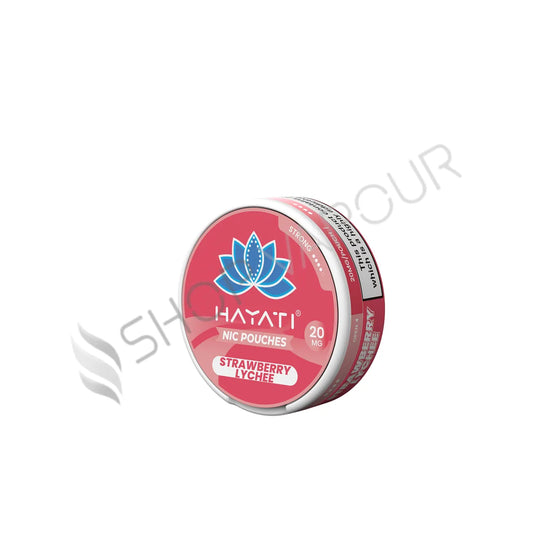 Strawberry Lychee Nicotine Pouches by Hayati