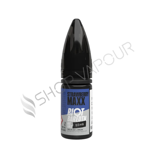 Strawberry Maxx Nic Salt E-Liquid by Riot Bar Edition