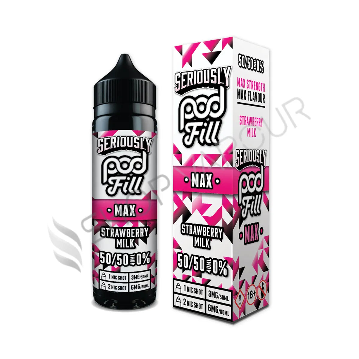Strawberry Milk 40ml Shortfill E-Liquid by Seriously Pod Fill Max