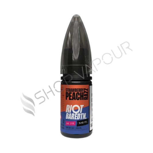 Strawberry Peach Razz Nic Salt E-Liquid by Riot Bar Edition No Ice