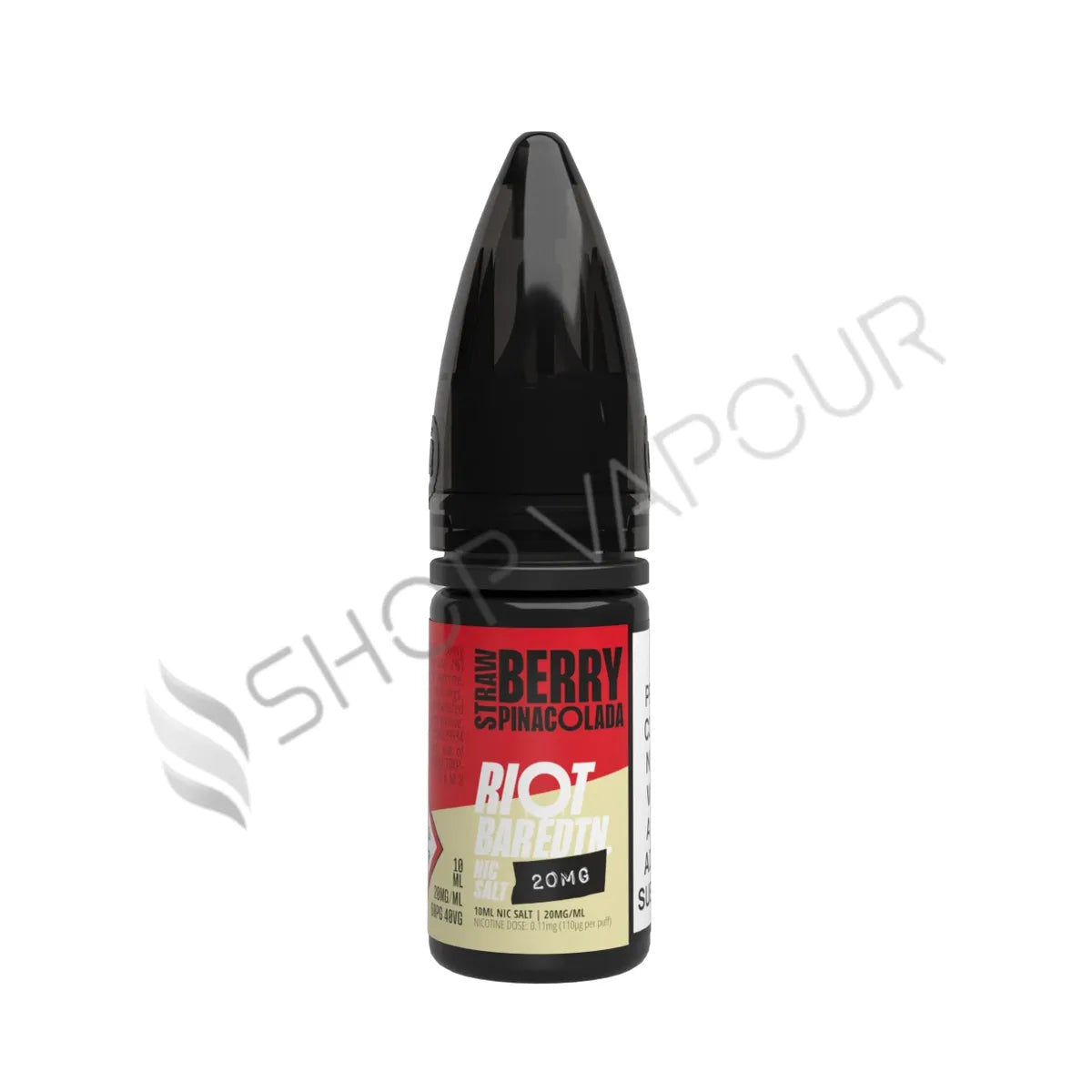 Strawberry Pinacolada Nic Salt E-Liquid by Riot Bar Edition