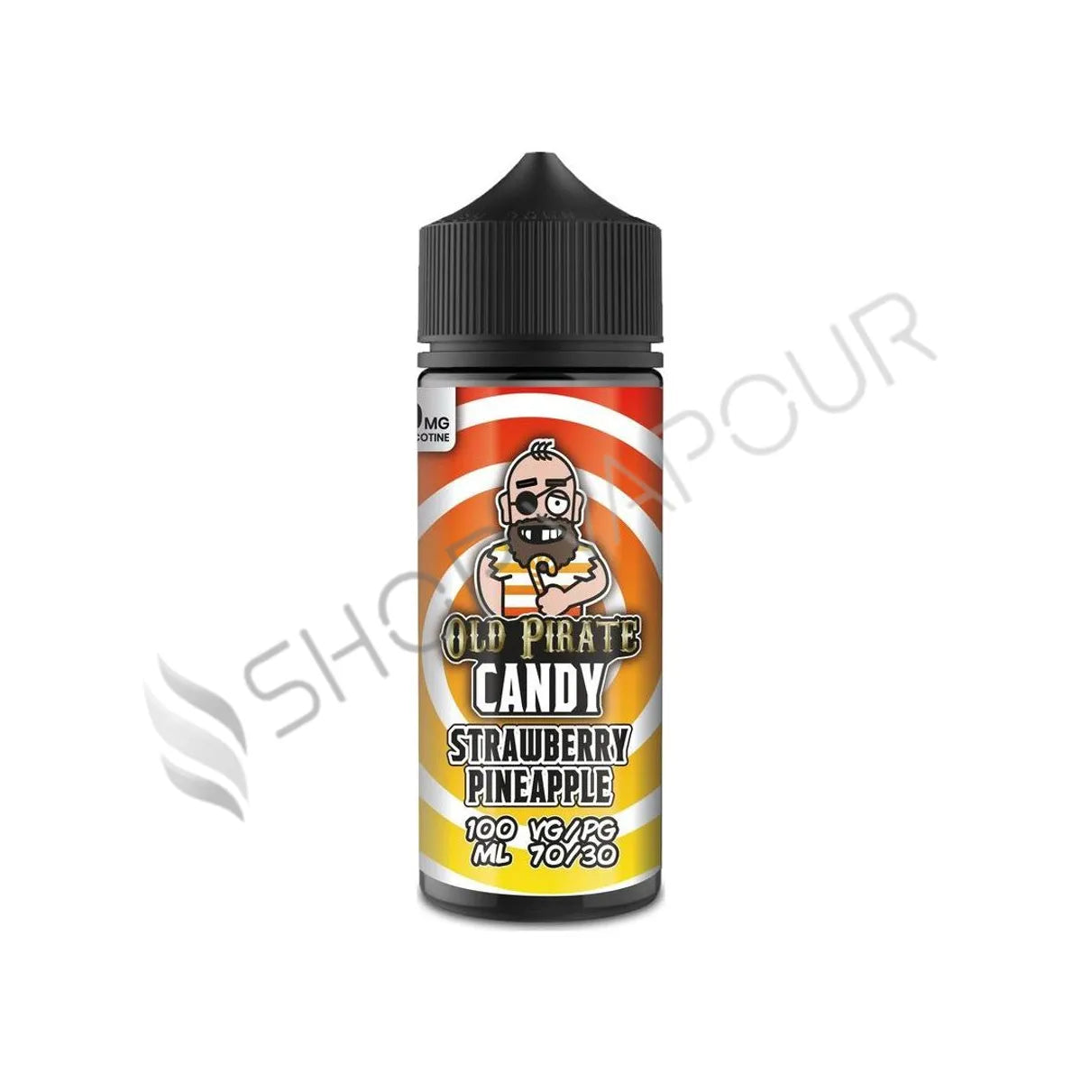 Strawberry Pineapple 100ml Shortfill E-Liquid by Old Pirate Candy
