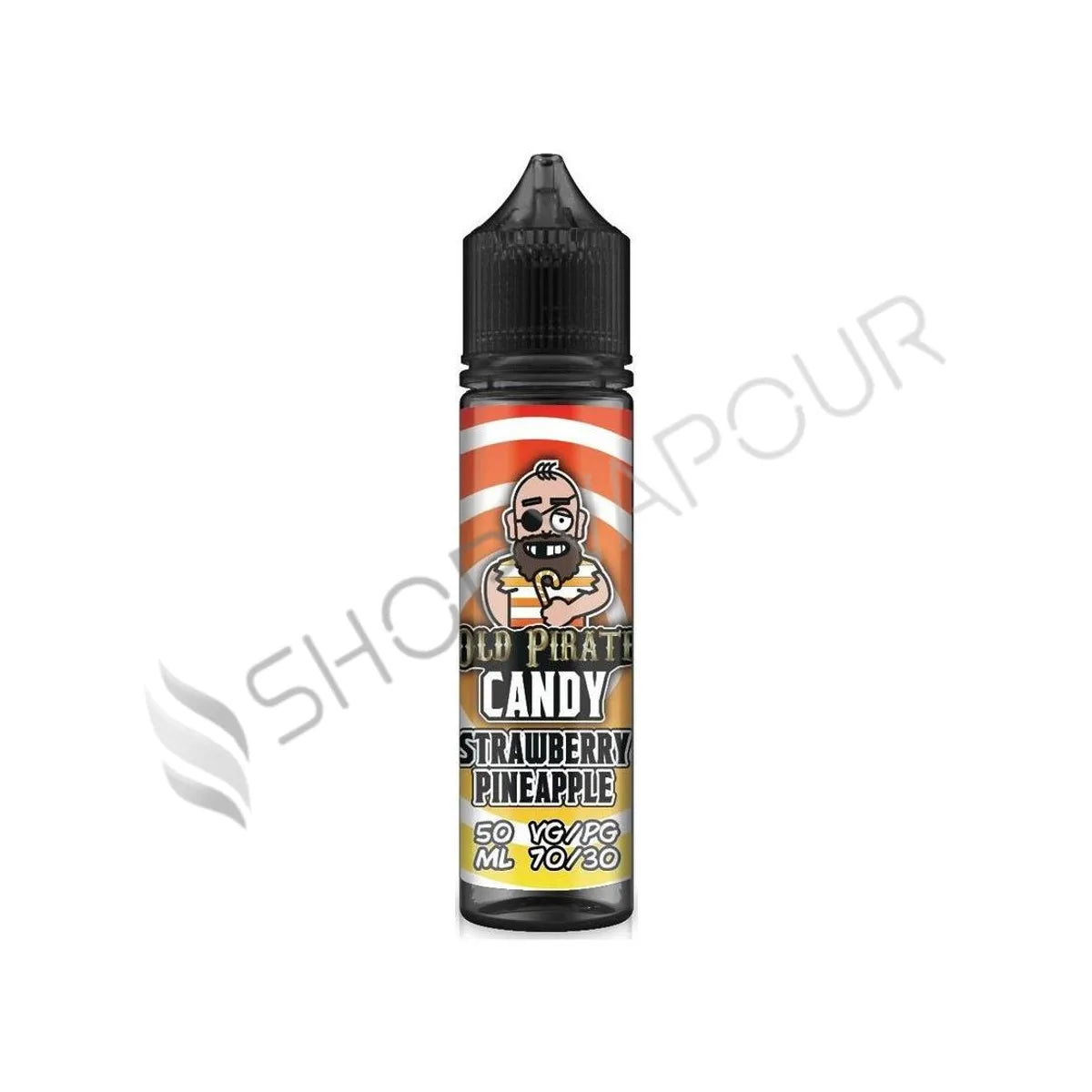 Strawberry Pineapple 50ml Shortfill E-Liquid by Old Pirate Candy