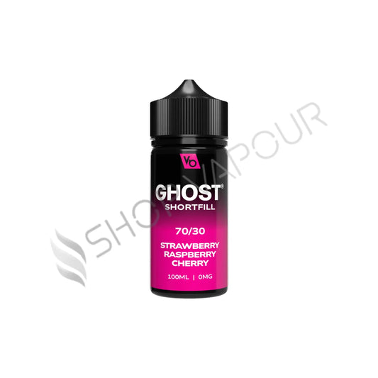 Strawberry Raspberry Cherry 100ml Shortfill E-Liquid by Vapes Bars Ghost